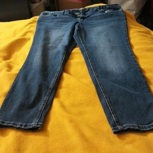 Designer blue jeans